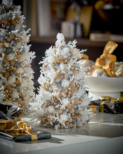 Salzburg Creations 12" Winter Splendor Tree Christmas Decoration In Multi