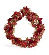 Salzburg Creations Embellished Wall Wreath In Red