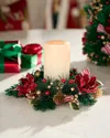 Salzburg Creations Holiday Prestige Candle Wreath, 4" In Multi