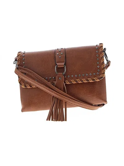 Pre-owned Sam & Hadley Satchel In Brown