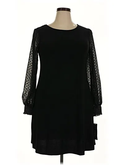 Pre-owned Sam & Jess Casual Dress In Black