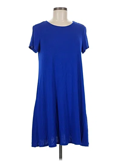 Pre-owned Sam & Jess Casual Dress In Blue