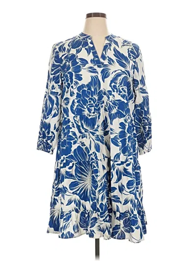 Pre-owned Sam & Jess Casual Dress In Blue