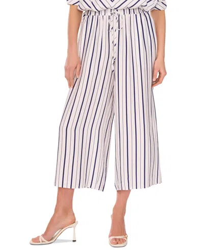 Sam & Jess Petite Striped Pull-on Pants In Multi