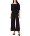 Sam & Jess Sam Jess Womens Side Tie Top Wide Leg Pants In Black