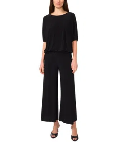 Sam & Jess Sam Jess Womens Side Tie Top Wide Leg Pants In Black