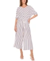 Sam & Jess Sam Jess Womens Striped Top Pants In White