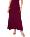 Sam & Jess Women's A-line Pull-on Maxi Skirt In Purple