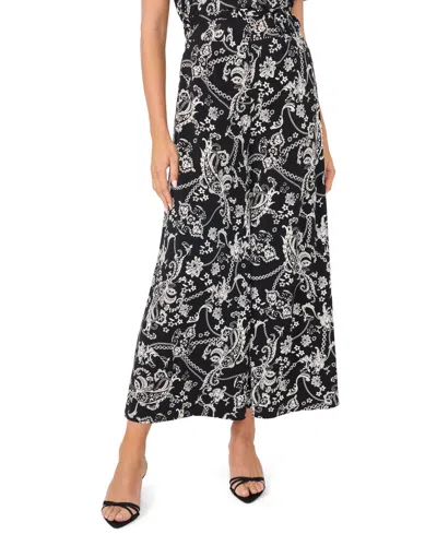 Sam & Jess Women's Wide-leg Pull-on Pants In Black