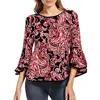 Sam & Jess Womens Crewneck Blouse Pullover Top