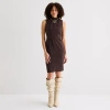 Sam & Jess Womens Sleeveless Sheath Dress In Brown