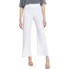 Sam & Jess Women's Linen-blend Wide-leg Pull-on Pants In White