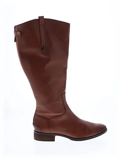 Pre-owned Sam & Lavi Boots In Brown