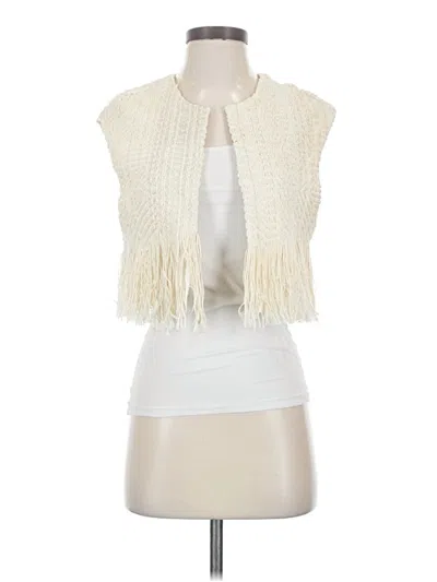 Pre-owned Sam & Lavi Cardigan Sweater In Ivory