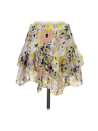 Pre-owned Sam & Lavi Casual Skirt In Yellow