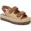 Sam & Libby Austin Platform Sandal In Natural Multi/toffee