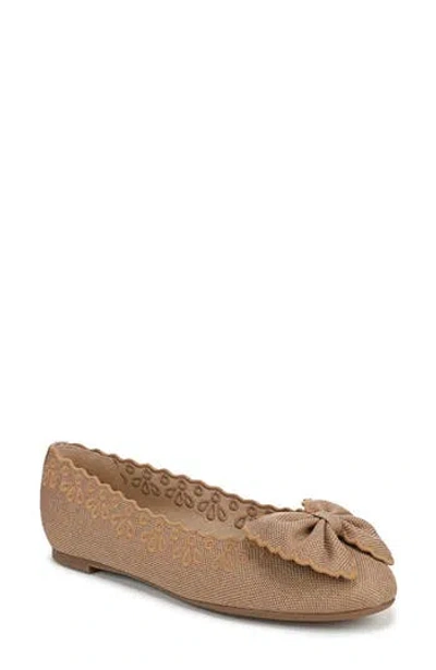 Sam & Libby Carlin Ballet Flat In Brown