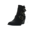 Sam & Libby Finnley Womens Buckle Man Made Ankle Boots In Multi