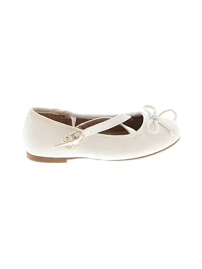 Pre-owned Sam & Libby Kids' Flats In Ivory