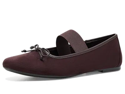 Sam & Libby Frankie Women's Dress Flat Shoes Cafe Noir: 9 M, Polyester In Brown