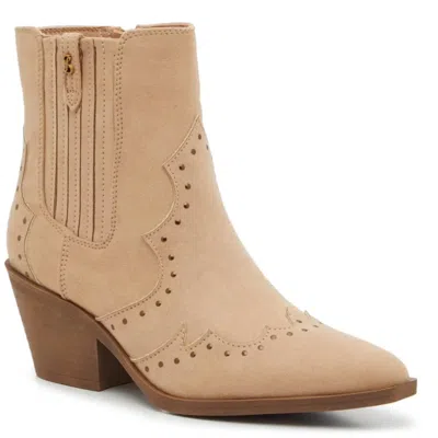 Sam & Libby Freya 2 Boots Golden Caramel Western Booties Hawk364 In Beige