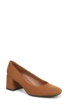 Sam & Libby Gianella Square Toe Pump In Brown