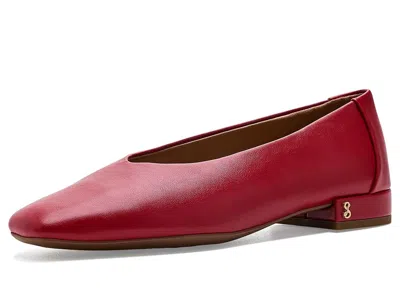 Sam & Libby Gretta Women's Flat Shoes Deep Scarlet: 8.5 M In Red