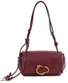 Sam & Libby Hannah Small Flap Shoulder Bag In Burgundy