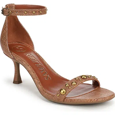 Sam & Libby Jasmina Faux Leather Ankle Strap Sandal In Brown