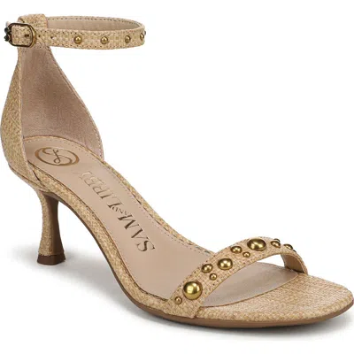 Sam & Libby Jasmina Faux Leather Ankle Strap Sandal In Neutral