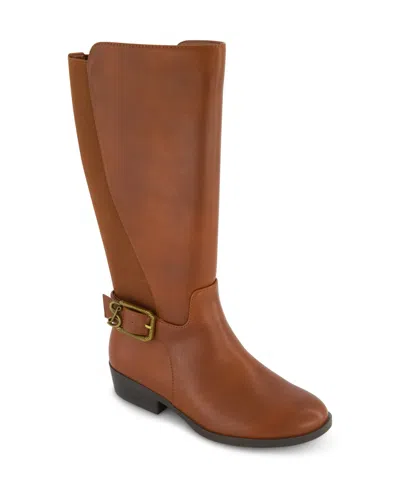 Sam & Libby Kids' Little And Big Girls Equest Percy Tall Riding Boot In Cognac