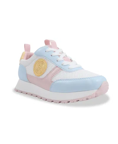 Sam & Libby Kids' Little And Big Girls Rosa Randal Casual Athletic Sneakers In Light Blue