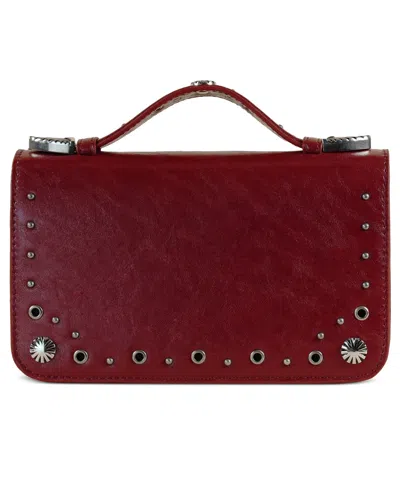 Sam & Libby Nia Top Handle Crossbody Bag In Burgundy