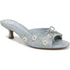 Sam & Libby Olliefluer Kitten Heel Slide Sandal