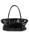 Sam & Libby Sam And Libby Onyx Belted Satchel Bag In Black