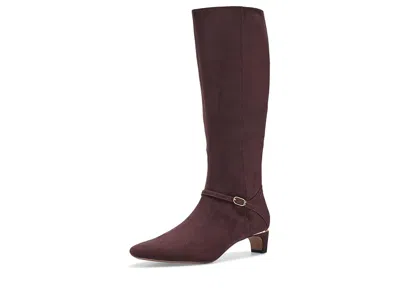 Sam & Libby Phoebe Women's Boots Cafe Noir: 7 M, Synthetic In Burgundy