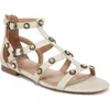 Sam & Libby Rhonda Caged Sandal In Soft Silver