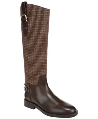 Sam & Libby Sam Libby Womens Statler Knee High Riding Boots Regular Wide Calf In Black Smooth