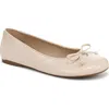 Sam & Libby Tatum Ballet Flat In Neutral
