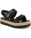 Sam & Libby Women's Agatha Double Strap Flatform Sandals In Black