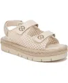 Sam & Libby Women's Austin Double Strap Flatform Sandals In Modern Ivory