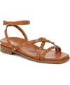 Sam & Libby Women's Brandi Studded Gladiator Flat Sandals In Honey