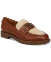 Sam & Libby Brooklyn Womens Faux Fur Man Made Loafers In Aged Whiskey