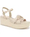 Sam & Libby Camille Platform Wedge Sandal In Modern Ivory