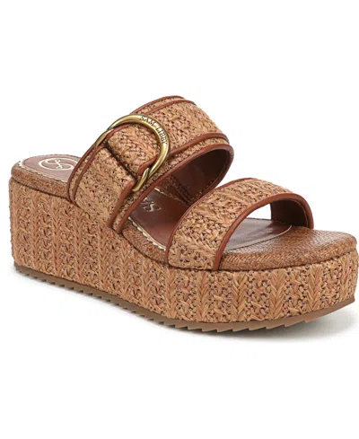 Sam & Libby Women's Clara Platform Wedge Sandals In Neutral