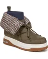Sam & Libby Women's Cruz Fold Over Puffer Cold Weather Booties In Olive Branch