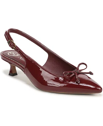 Sam & Libby Women's Everly Slingback Pumps In Mahogany Patent