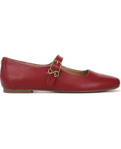 Sam & Libby Women's Fredi Mary Jane Flats In Red
