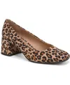 Sam & Libby Women's Gianella Block Heel Pumps In Animal Print