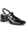 Sam & Libby Women's Grace Block Heel Slingback Mary Jane Pumps